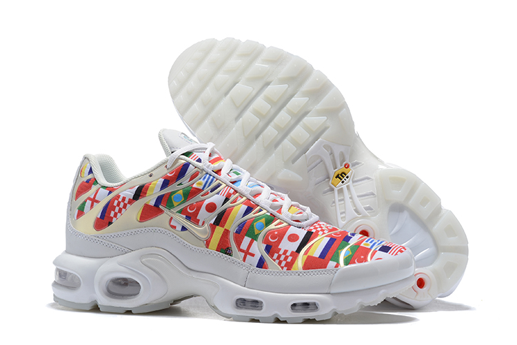 Nike Air Max TN World Cup White Colorful Shoes - Click Image to Close